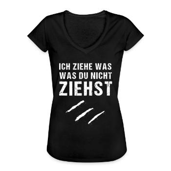 Kokain Koks Drogen Lustiger Spruch Techno Rave - Frauen Vintage T-Shirt - Schwarz - Vorne