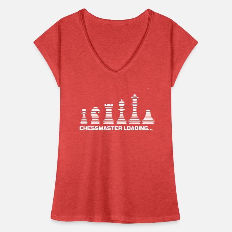 Pièces d'échecs maître d'échecs joueurs joueurs d'échecs T-shirt vintage Femme