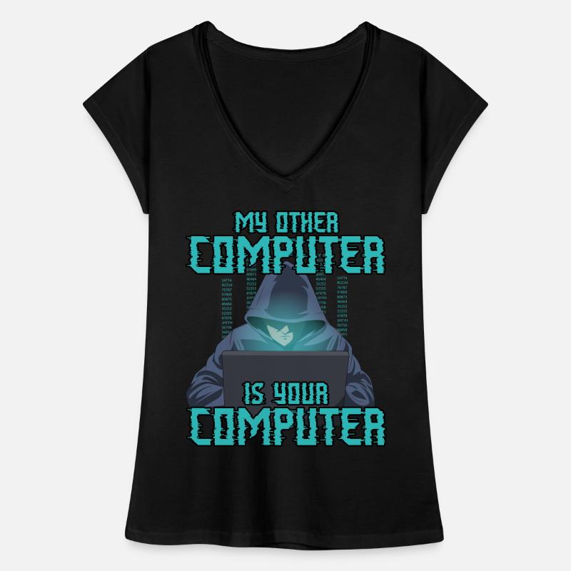 My Other Computer is Your Computer Funny Hacking Women's Vintage T-Shirt