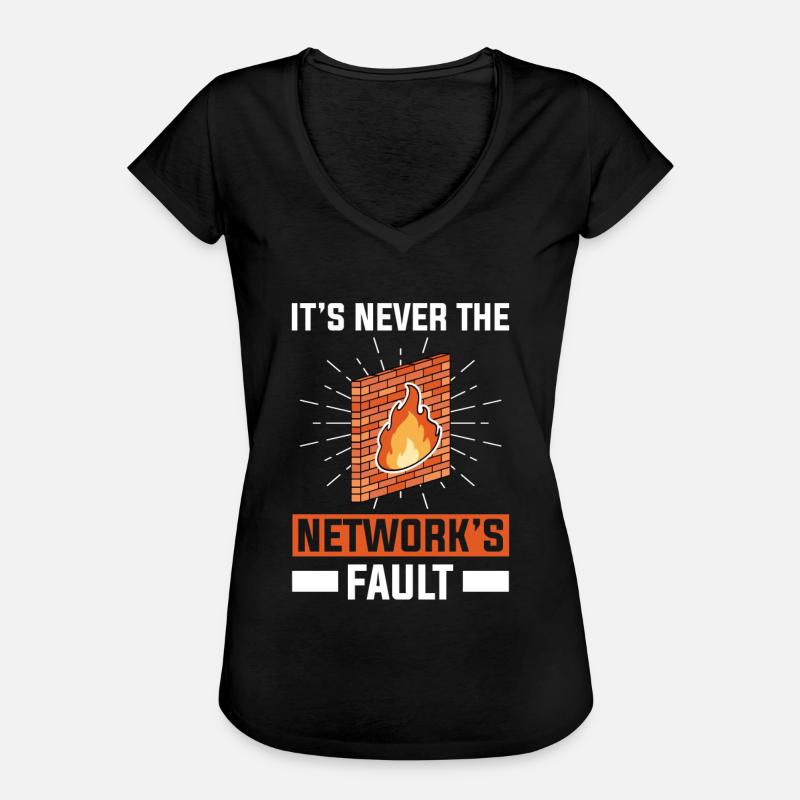 Network Administrator System Administrator Network - Women's Vintage T-Shirt - black