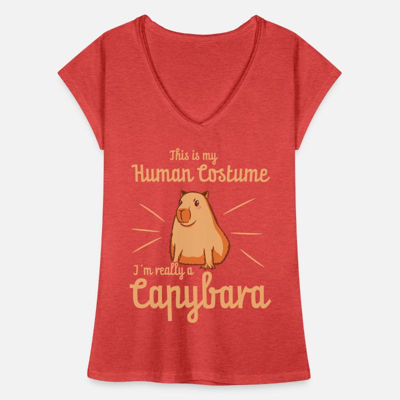 Capybara Pet Capybara Lovers Women's Vintage T-Shirt