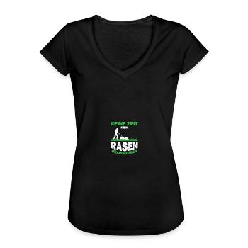 Garden Friends Lawn Whisperer Groundskeeper Gift - Women's Vintage T-Shirt - black - Front - Danielle (179cm)