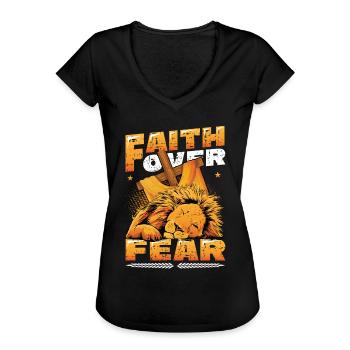 It's In My Dna, Bibel, Kirche, Christlich Religiös - Frauen Vintage T-Shirt - Schwarz - Vorne