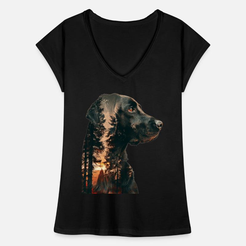 Labrador Retriever T-shirt vintage Femme