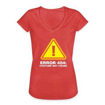Halloween costume - Women's Vintage T-Shirt - heather red - Front - Danielle (179cm)