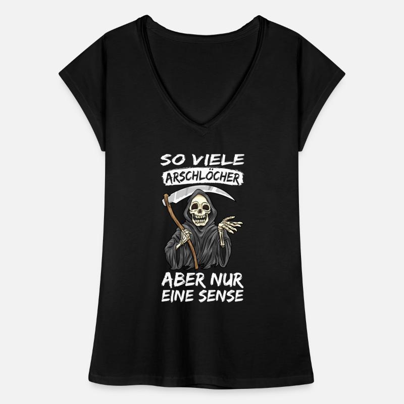 Sensenmann Frauen Vintage T-Shirt
