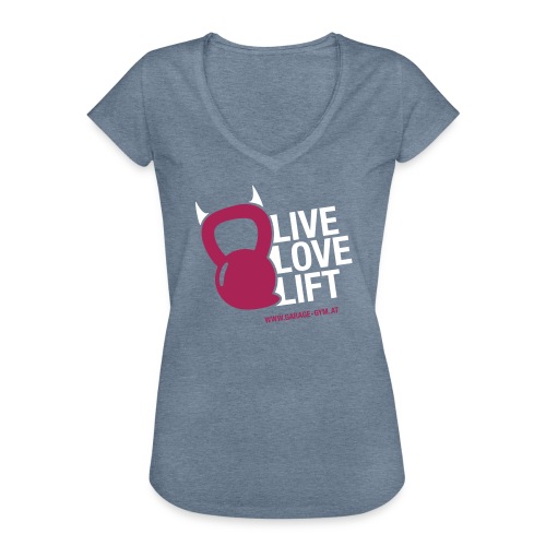 livelovelift2 - Frauen Vintage T-Shirt