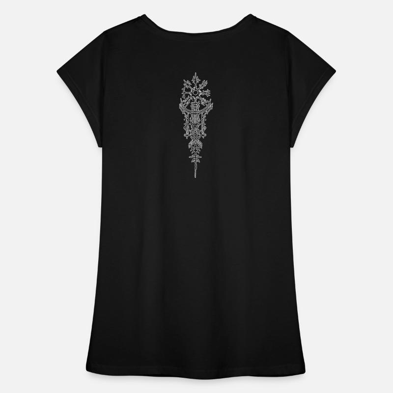 Wikinger Tribal Frauen Vintage T-Shirt