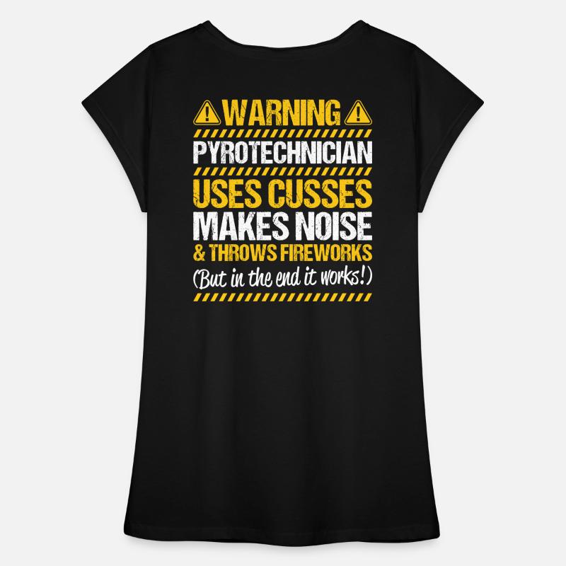 Pyrotechnician Fireworks Pyrotechnics Pyrotechnician Women's Vintage T-Shirt