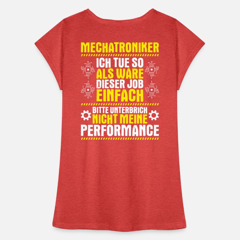 Mechatroniker Mechatronik Mechatronics Engineer Frauen Vintage T-Shirt