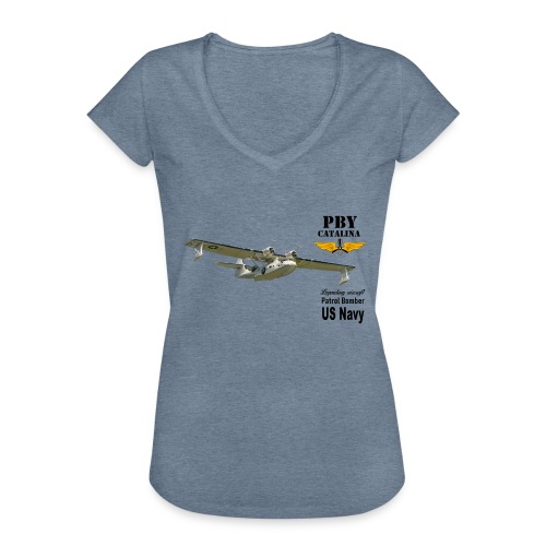 PBY Catalina - Dame vintage T-shirt