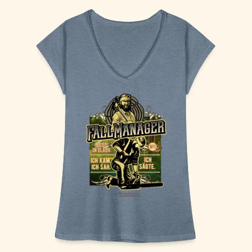 Holzfäller Sprüche T-Shirt-Design Fällmanager - Frauen Vintage T-Shirt