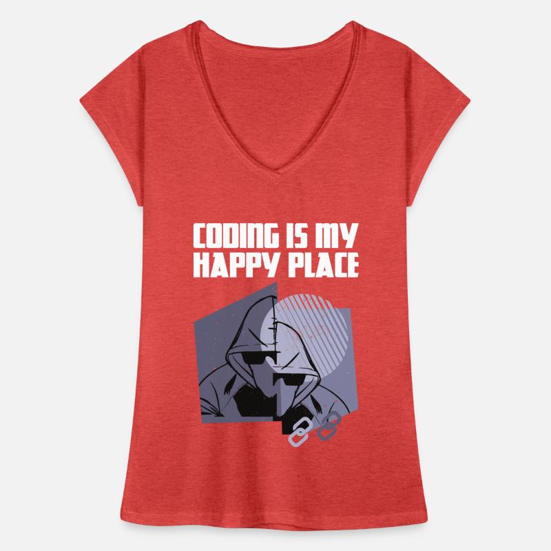 Coding is my happy place Women's Vintage T-Shirt