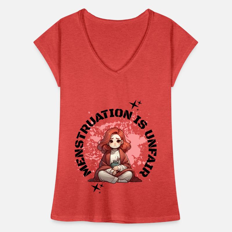Les menstruations sont injustes : expression de l’expérience T-shirt vintage Femme