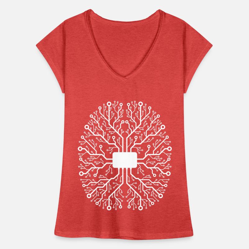 Coding brain Frauen Vintage T-Shirt