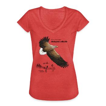 European white-tailed eagle - Women's Vintage T-Shirt - heather red - Front - Danielle (179cm)