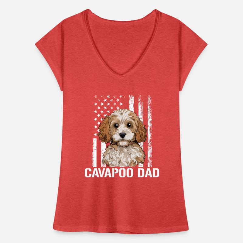 Chien Cavapoo, Cavapoo T-shirt vintage Femme