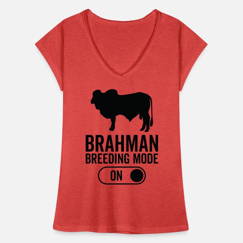 Mode d’élevage des vaches activé - Brahman T-shirt vintage Femme