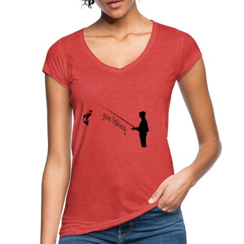 Angler - Frauen Vintage T-Shirt