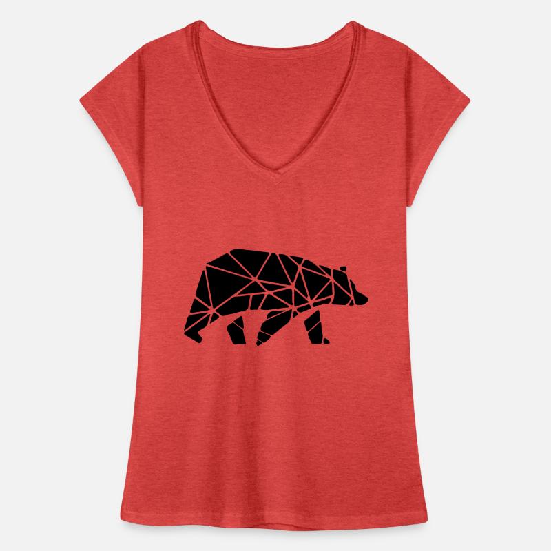 Bear Frauen Vintage T-Shirt