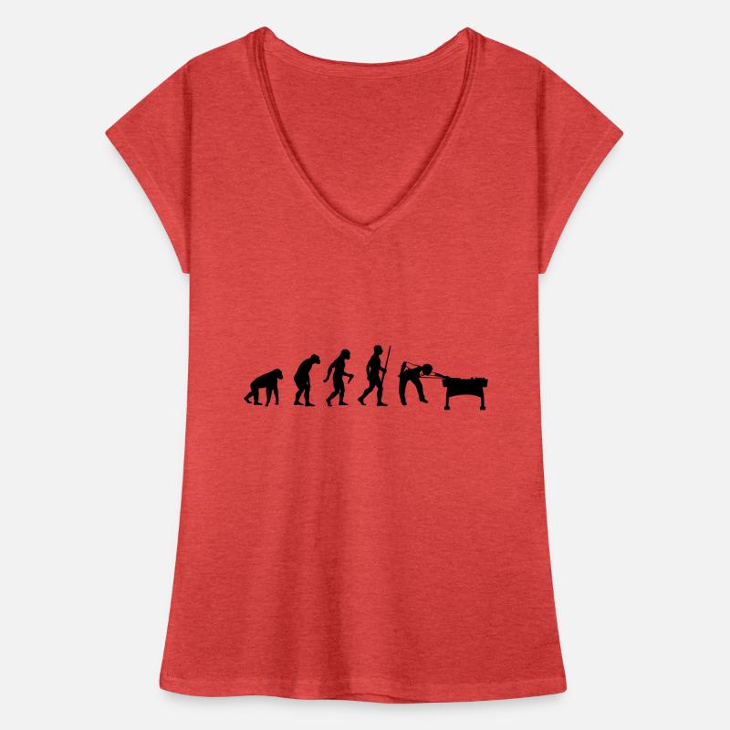Billiards Evolution Frauen Vintage T-Shirt