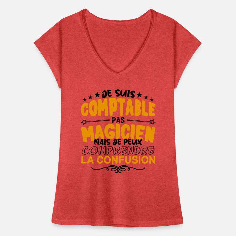 Comptable pas Magicien | le Meilleur Comptable ca T-shirt vintage Femme