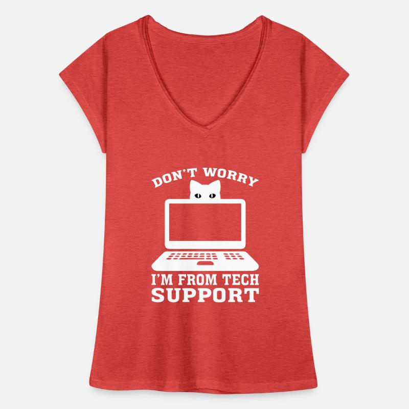 Technical Support Computer Technology IT Software Women's Vintage T-Shirt