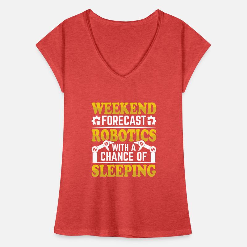 Programmeur de robots Technicien en automatisation T-shirt vintage Femme