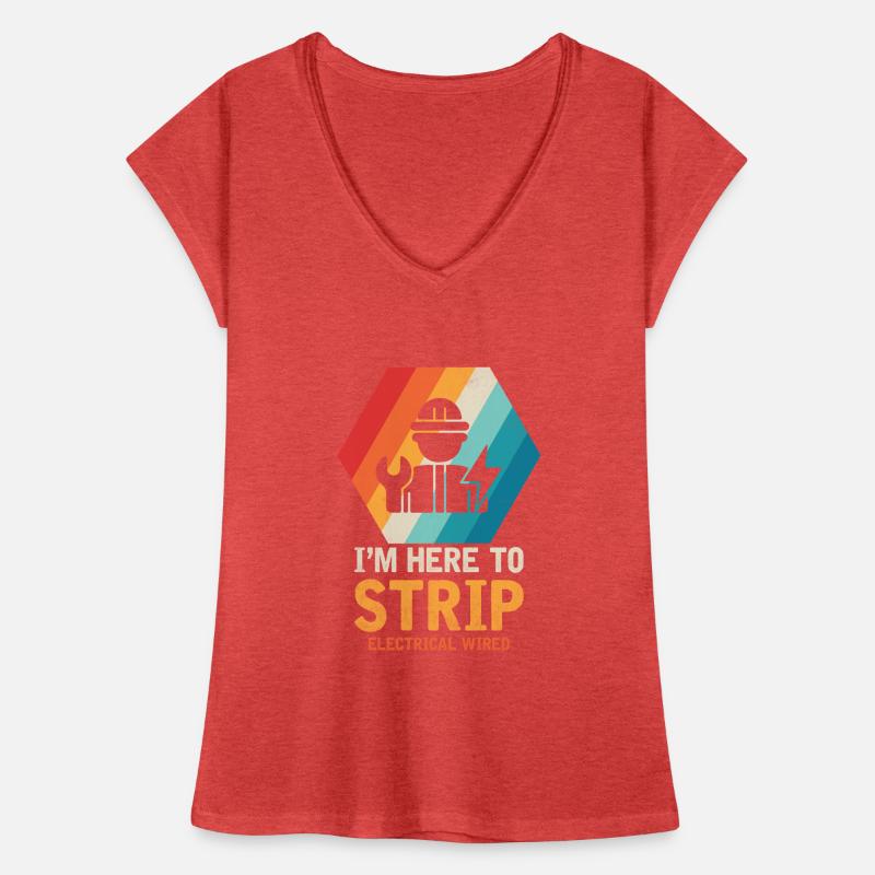 Electrician Electrical Engineering Insulation pliers Electronics Women's Vintage T-Shirt