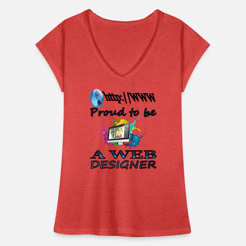 Ich bin Web designer Web-Entwickler Geschenkidee Frauen Vintage T-Shirt