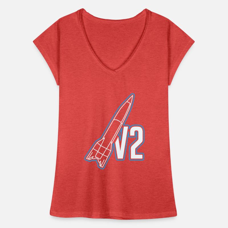 V2 Rocket Aggregate 4 Space Wonder Weapon Gift Women's Vintage T-Shirt