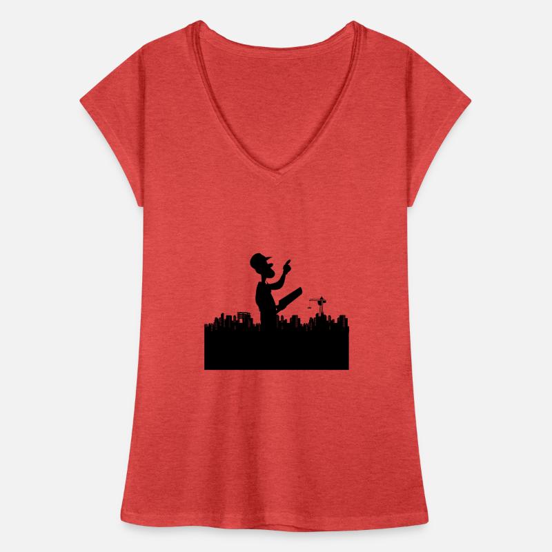 Supervision site manager foreman engineer construction Women's Vintage T-Shirt