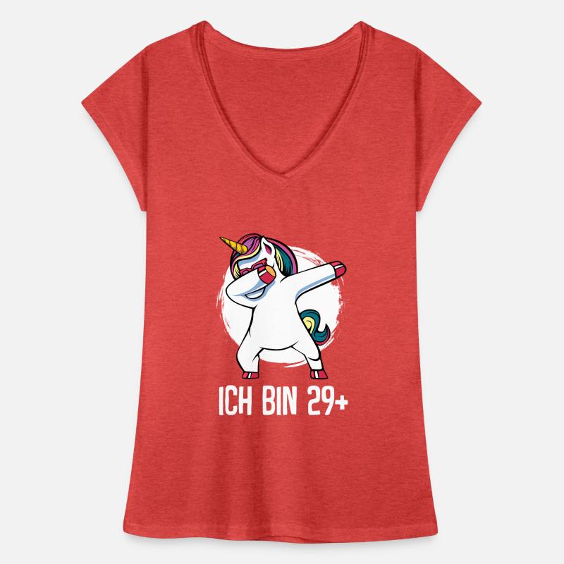 Ich Bin 29+ Plus 30. Geburtstag Geschenk Einhorn Frauen Vintage T-Shirt