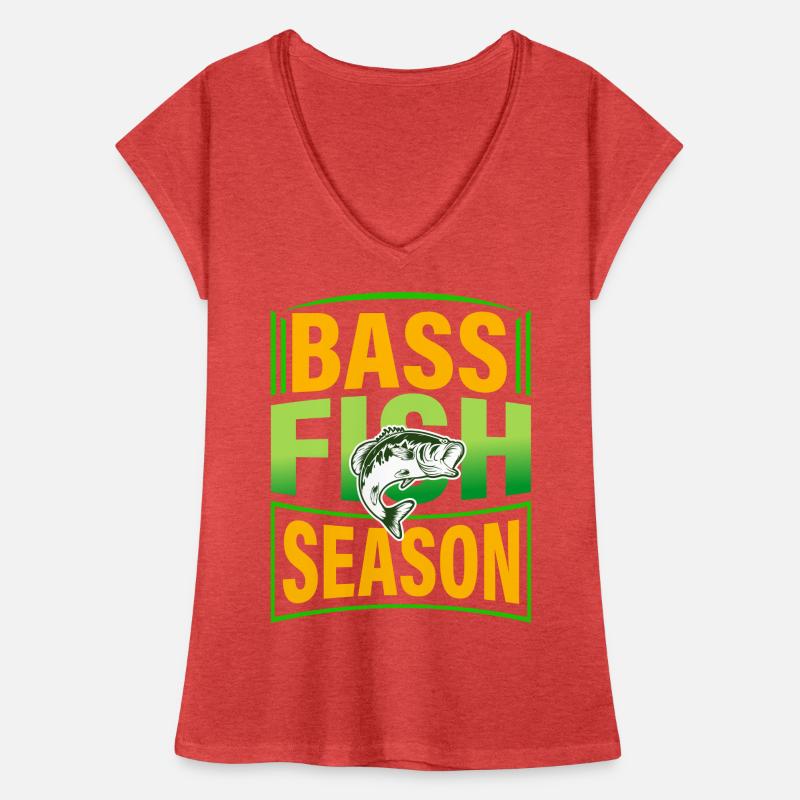 Barschfisch-Saison Frauen Vintage T-Shirt