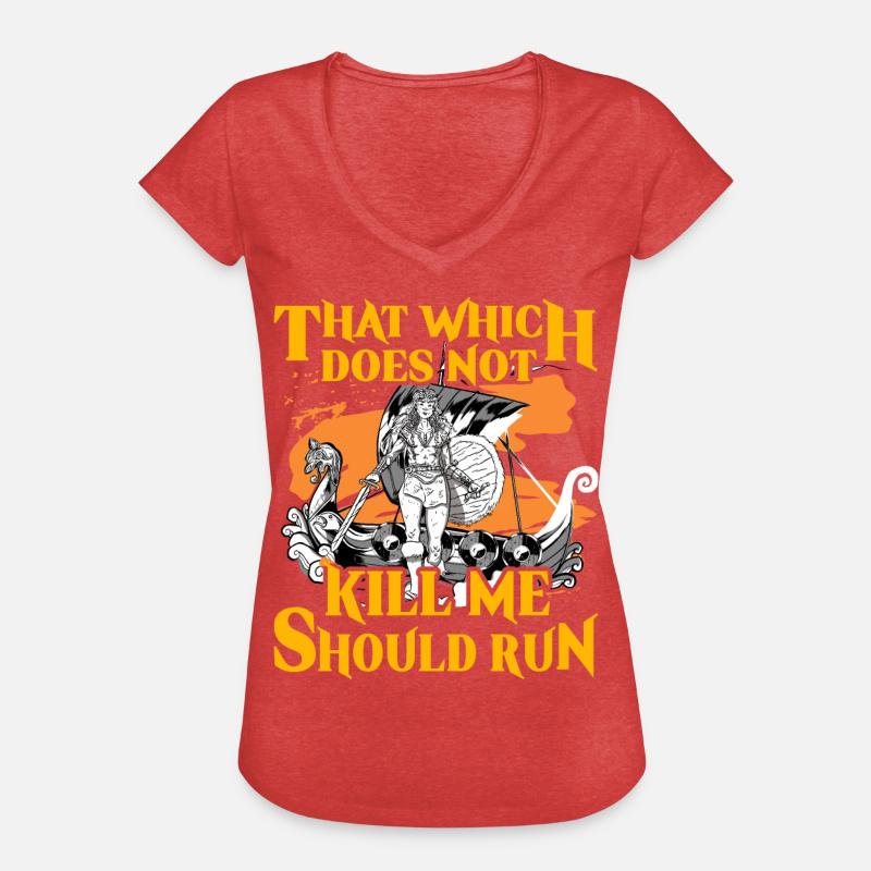 That which does not kill me should run - Women's Vintage T-Shirt - heather red