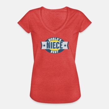 World's Best Niece - Vintage T-shirt for women