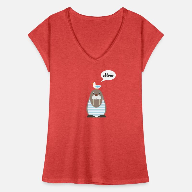 Moin, Seelöwe, Möwe Frauen Vintage T-Shirt