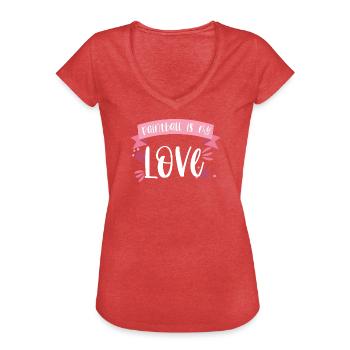 Paintball Paintballer Gotcha Liebe Geschenk - Frauen Vintage T-Shirt - Rot meliert - Vorne