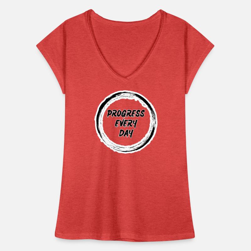 Progress Every Day Zen Circle  Women's Vintage T-Shirt