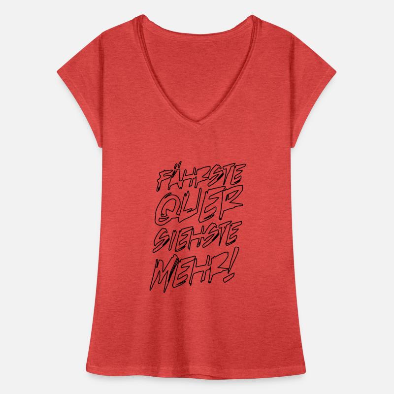 quer siehst du mehr Frauen Vintage T-Shirt