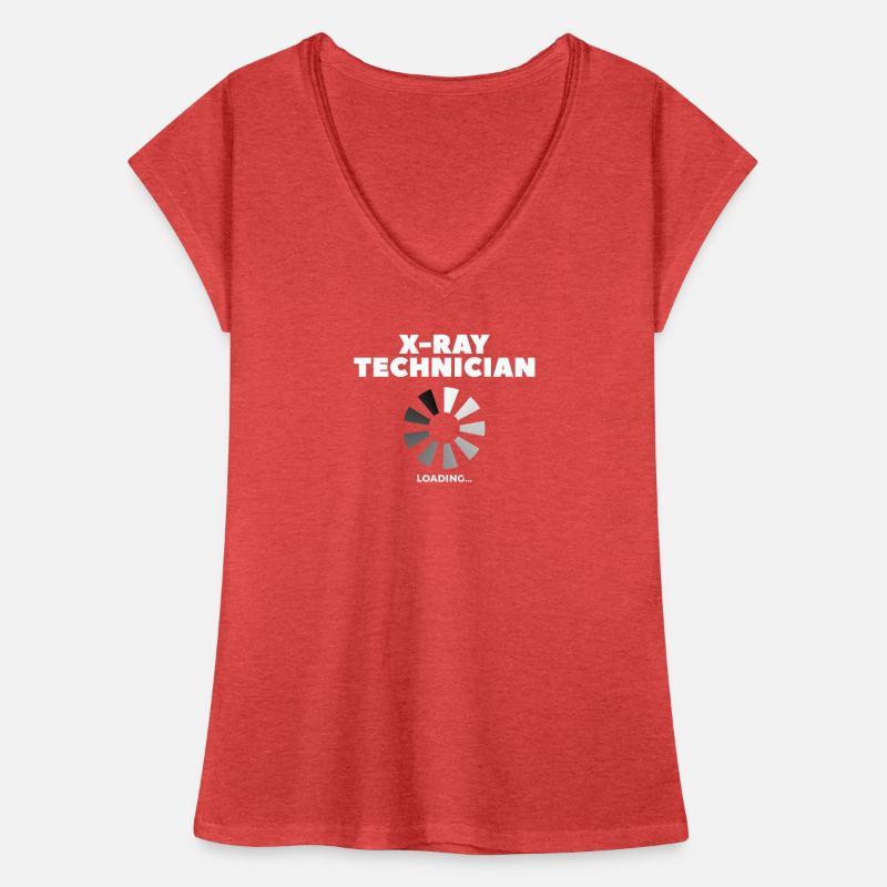 X-Ray Technician Loading Radiologist Rad Tech Women's Vintage T-Shirt