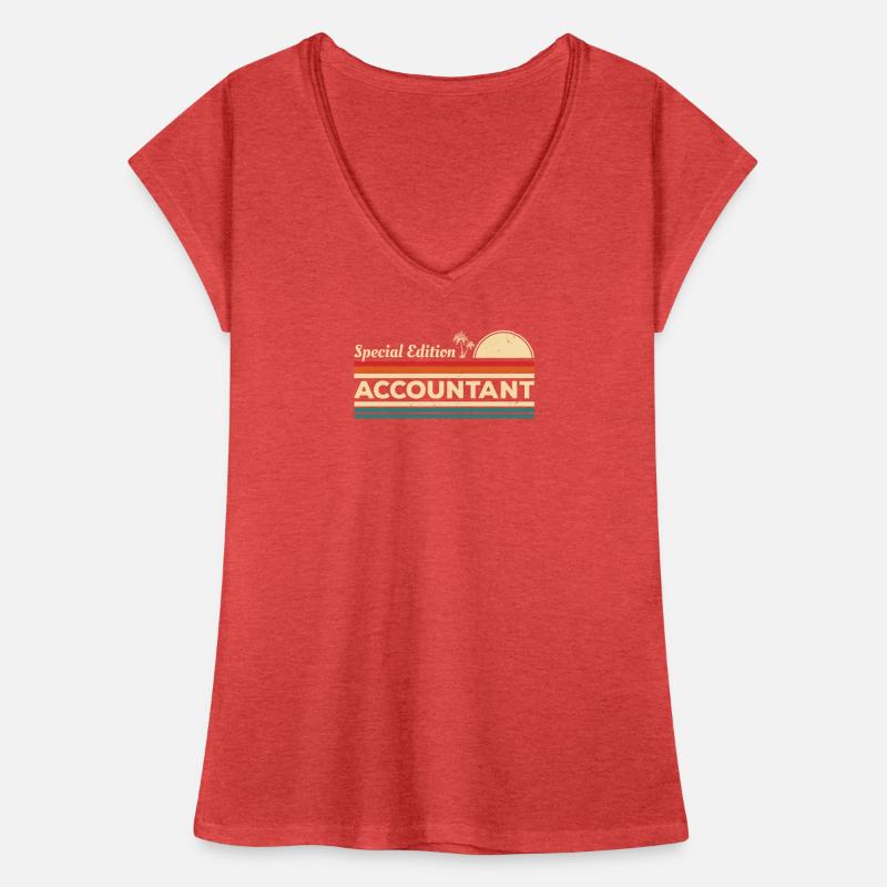 Rétro édition spéciale comptable comptabilité CPA T-shirt vintage Femme