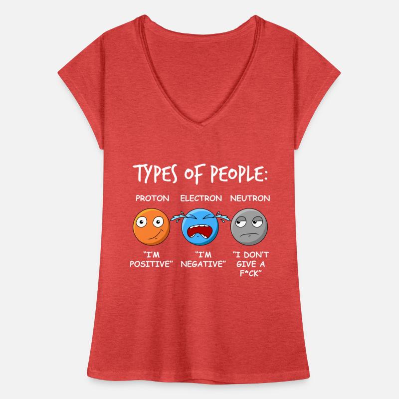 Proton electron neutron - physics Women's Vintage T-Shirt