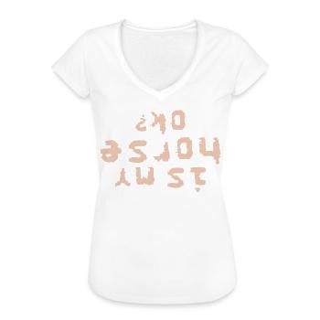 Is my horse ok? - Frauen Vintage T-Shirt - Anthrazit - Vorne
