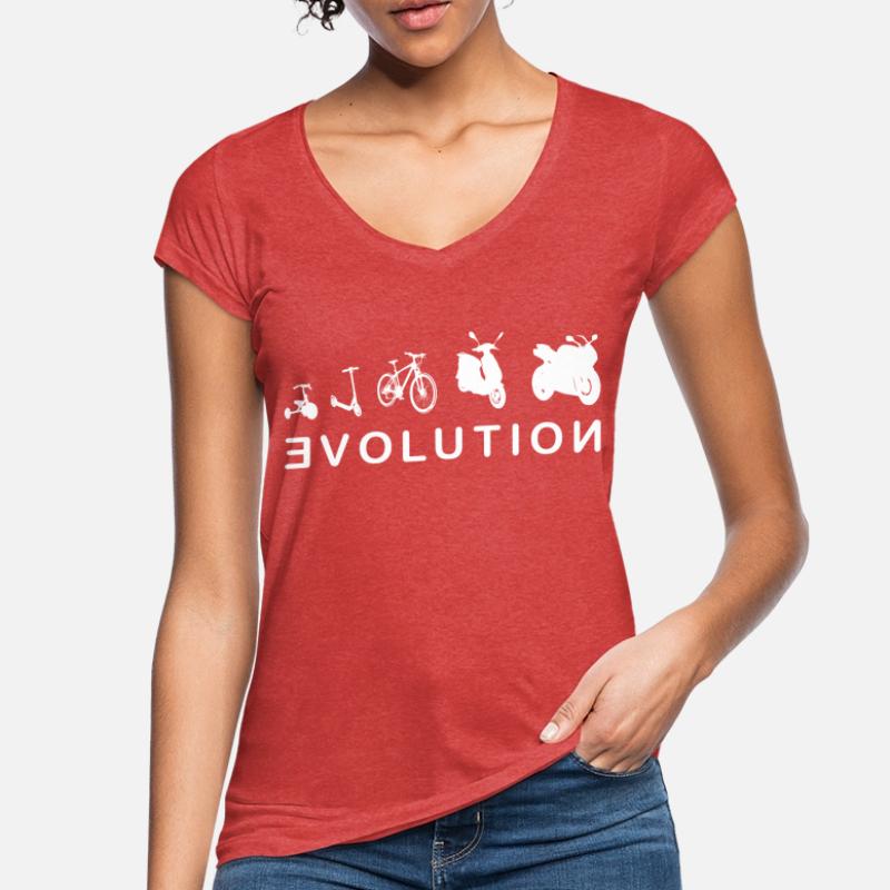 Evolution Biker 2- Evolution d'un Biker 2.0 T-shirt vintage Femme