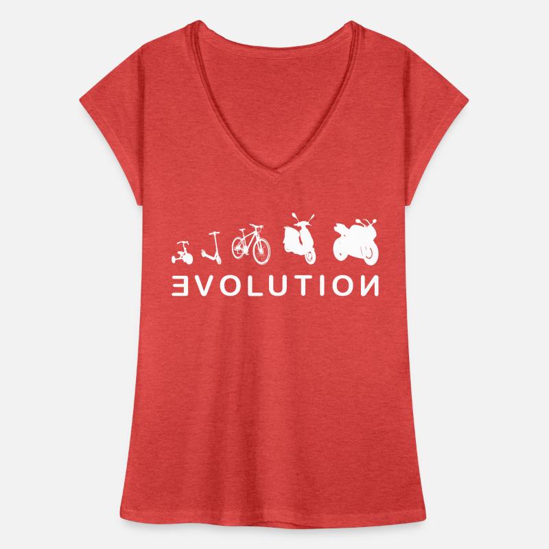 Evolution Biker 2- Evolution d'un Biker 2.0 T-shirt vintage Femme
