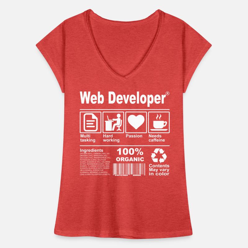 Web Developer Frauen Vintage T-Shirt