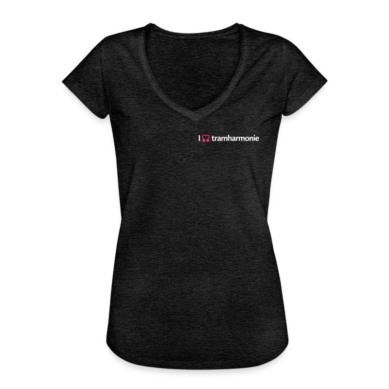 tramharmonie logo wit letters - Vrouwen Vintage T-shirt