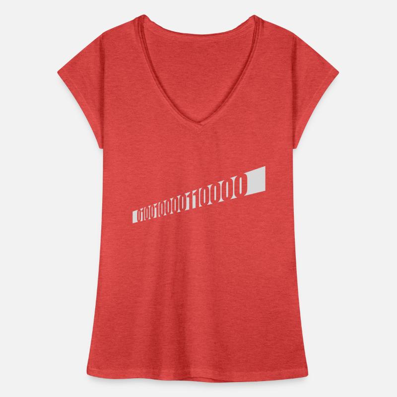 Langage de programme de code binaire T-shirt vintage Femme