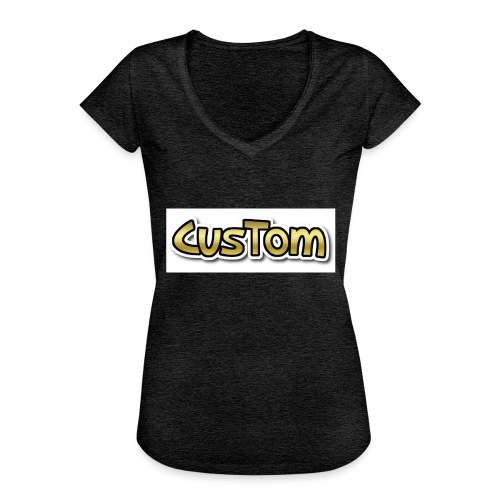 CusTom GOLD LIMETED EDITION - Vrouwen Vintage T-shirt